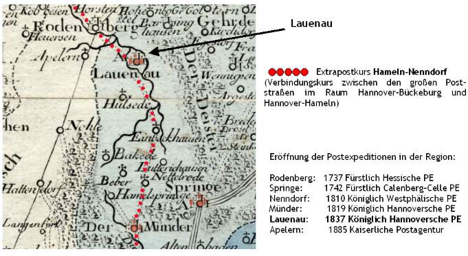 Neu vermehrte Post Carte der Chur Braunschweigischen und angrenzenden Landen