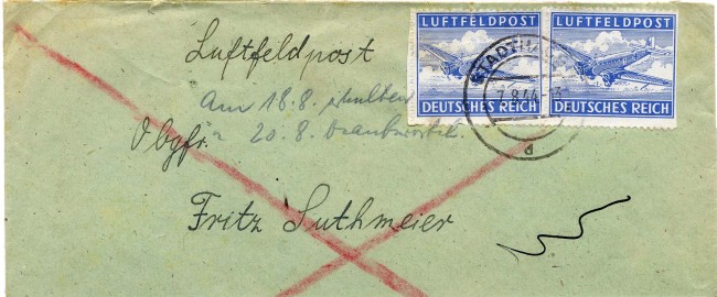 Zulassungsmarken für Luftfeldpost